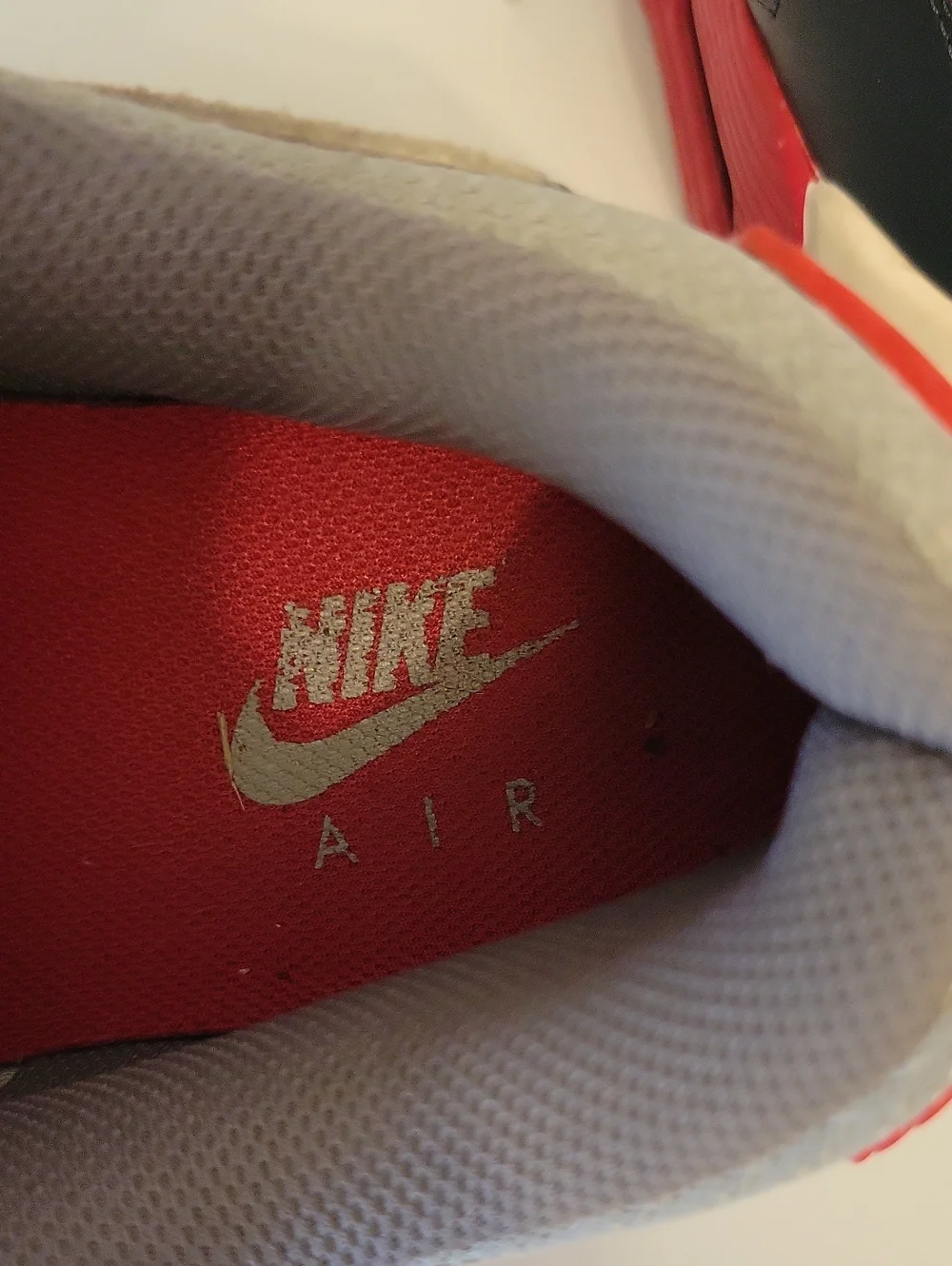 Mens Nike Air Max 90 Grey Red Blue Size 12 Used No Box!